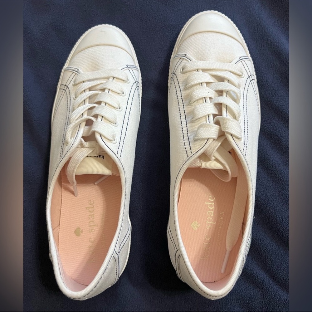 KATE SPADE WHITE TOMMI SNEAKERS